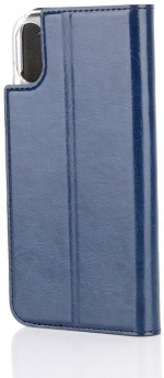 Wave BookCase protective case, iPhone X / Xs, dark blue Wave BookCase protective case, iPhone X / Xs, dark blue