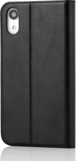 Wave BookCase protective case, iPhone XR, black Wave BookCase protective case, iPhone XR, black