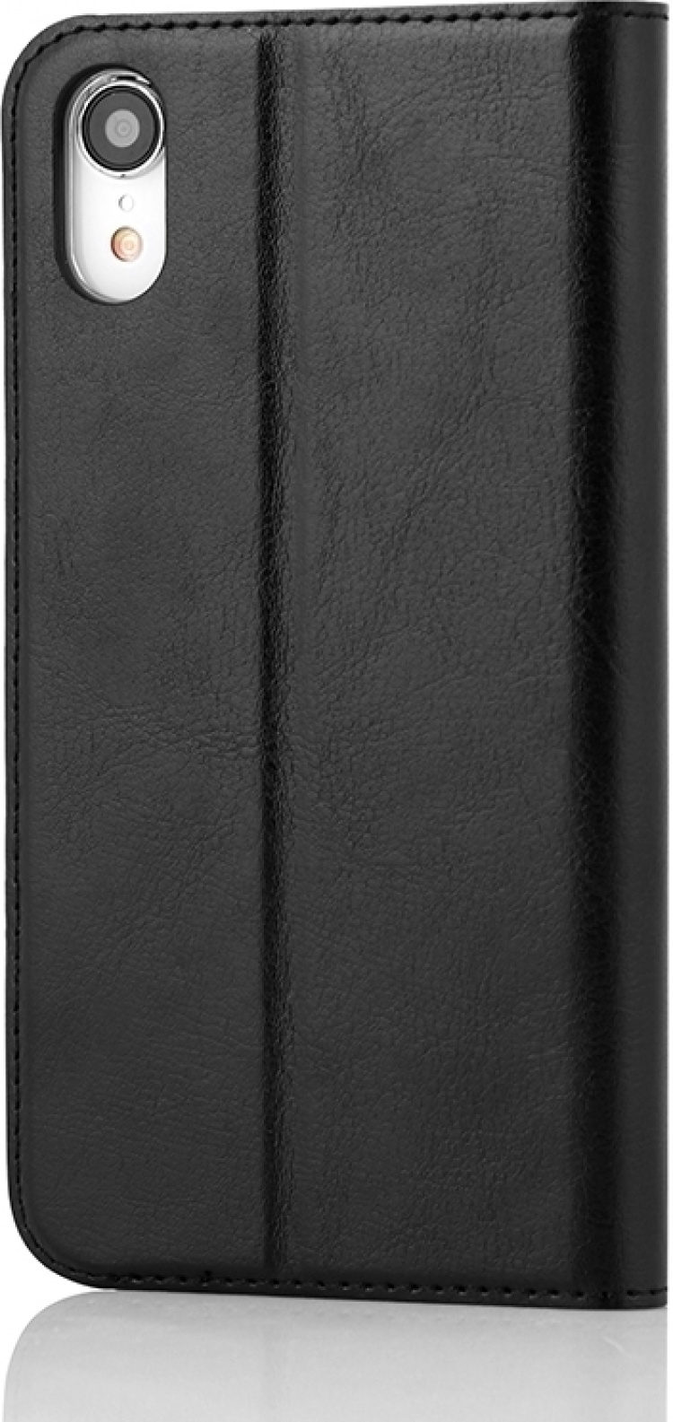 Wave BookCase protective case, iPhone XR, black Wave BookCase protective case, iPhone XR, black