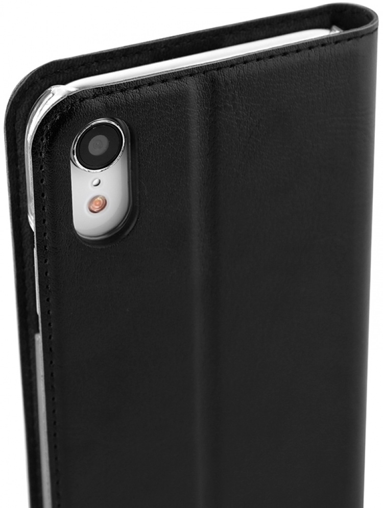 Wave BookCase protective case, iPhone XR, black Wave BookCase protective case, iPhone XR, black