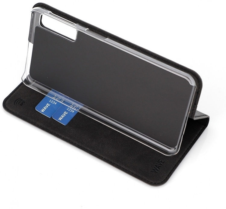 Wave BookCase protective case, Samsung Galaxy A7 (2018), black