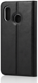Wave BookCase protective case, Samsung Galaxy A40, black