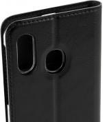 Wave BookCase protective case, Samsung Galaxy A40, black