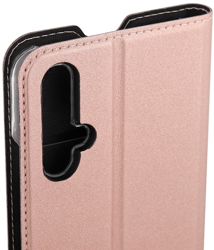 Wave BookCase protective case, Honor 20 / Huawei Nova 5T, rose gold