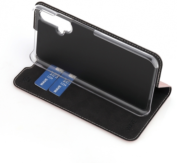 Wave BookCase protective case, Honor 20 / Huawei Nova 5T, rose gold
