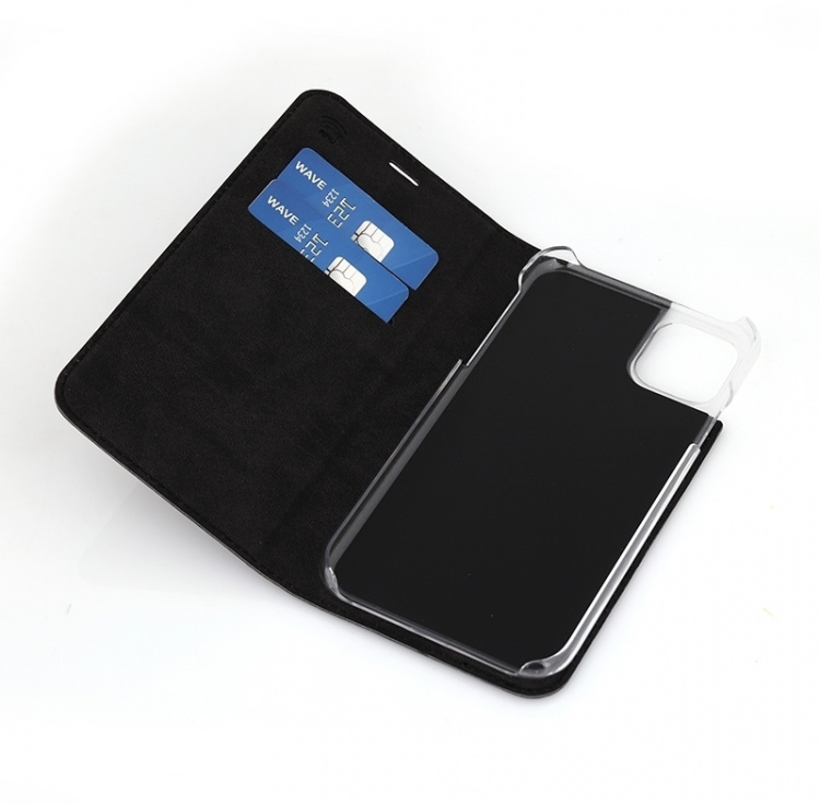 Wave BookCase protective case, iPhone 11, black