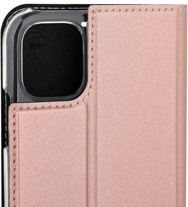 Wave BookCase protective case, iPhone 11, rose gold Wave BookCase protective case, iPhone 11, rose gold