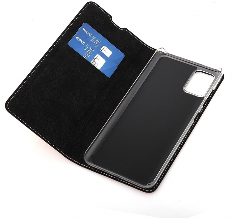 Wave BookCase protective case, Samsung Galaxy A51, rose gold