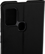 Wave BookCase protective case, Samsung Galaxy A21s, black Wave BookCase protective case, Samsung Galaxy A21s, black