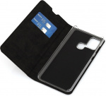 Wave BookCase protective case, Samsung Galaxy A21s, black Wave BookCase protective case, Samsung Galaxy A21s, black