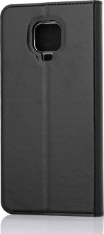 Wave BookCase protective case, Xiaomi Redmi Note 9 Pro, black Wave BookCase protective case, Xiaomi Redmi Note 9 Pro, black