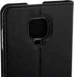 Wave BookCase protective case, Xiaomi Redmi Note 9 Pro, black Wave BookCase protective case, Xiaomi Redmi Note 9 Pro, black