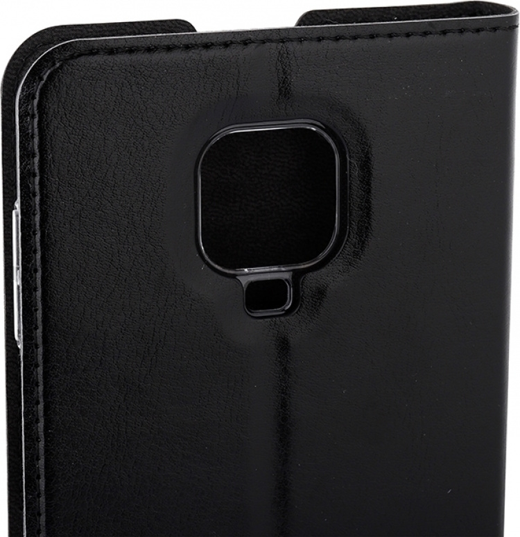 Wave BookCase protective case, Xiaomi Redmi Note 9 Pro, black Wave BookCase protective case, Xiaomi Redmi Note 9 Pro, black