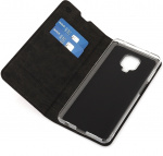 Wave BookCase protective case, Xiaomi Redmi Note 9 Pro, black Wave BookCase protective case, Xiaomi Redmi Note 9 Pro, black