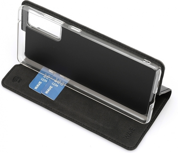 Wave BookCase protective case, Samsung Galaxy S20 FE 5G / Galaxy S20 FE, black