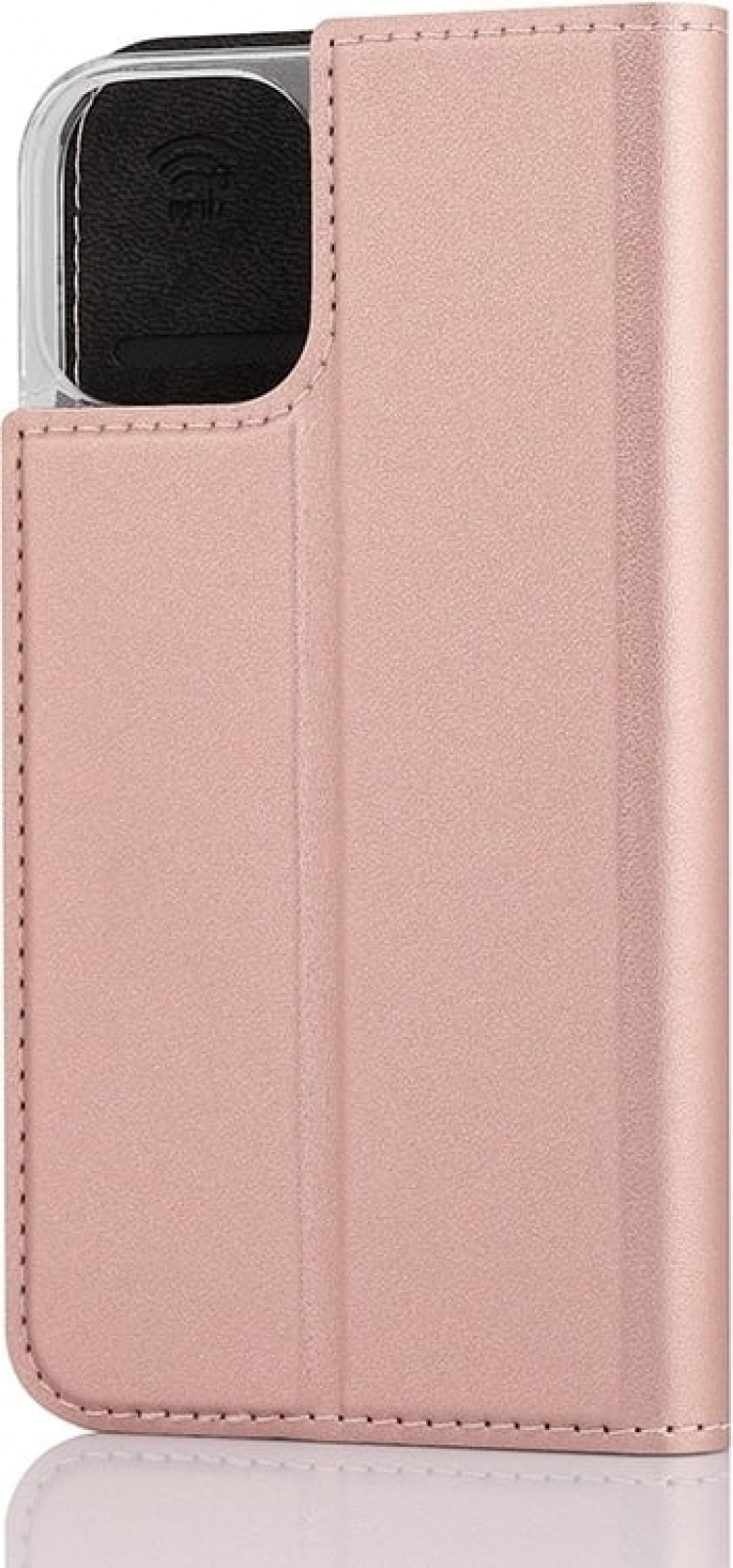 Wave BookCase protective case, iPhone 12 mini, rose gold Wave BookCase protective case, iPhone 12 mini, rose gold