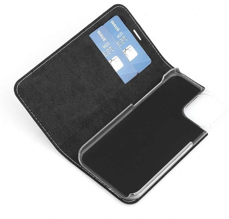 Wave BookCase protective case, iPhone 12 mini, rose gold Wave BookCase protective case, iPhone 12 mini, rose gold