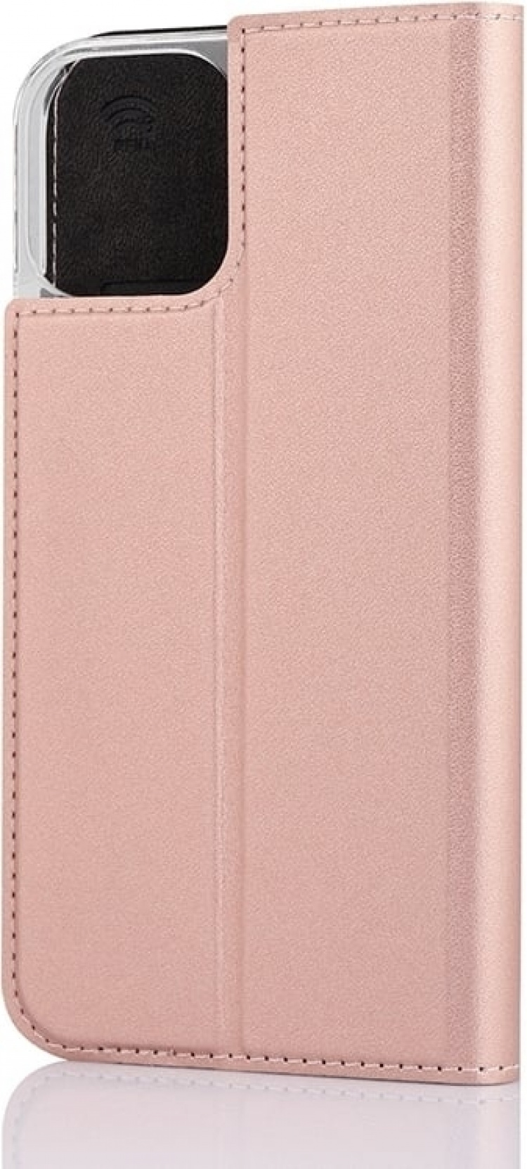 Wave BookCase iPhone 12 Pro / iPhone 12 Case, rose gold Wave BookCase iPhone 12 Pro / iPhone 12 Case, rose gold