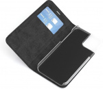 Wave BookCase Case, iPhone 12 Pro / iPhone 12, black Wave BookCase Case, iPhone 12 Pro / iPhone 12, black