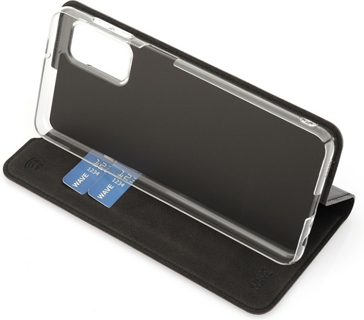 Wave BookCase protective case, Samsung Galaxy A32 5G, black