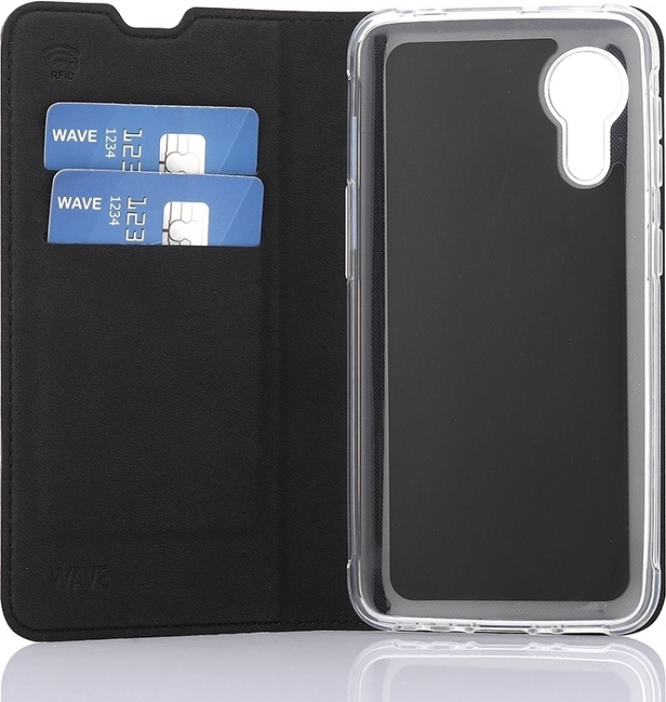 Wave BookCase protective case, Samsung Galaxy Xcover 5, black