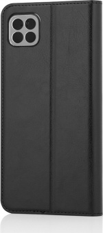 Wave BookCase protective case, Samsung Galaxy A22 5G, black Wave BookCase protective case, Samsung Galaxy A22 5G, black