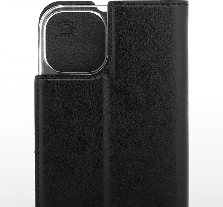 Wave BookCase protective case, iPhone 13, black