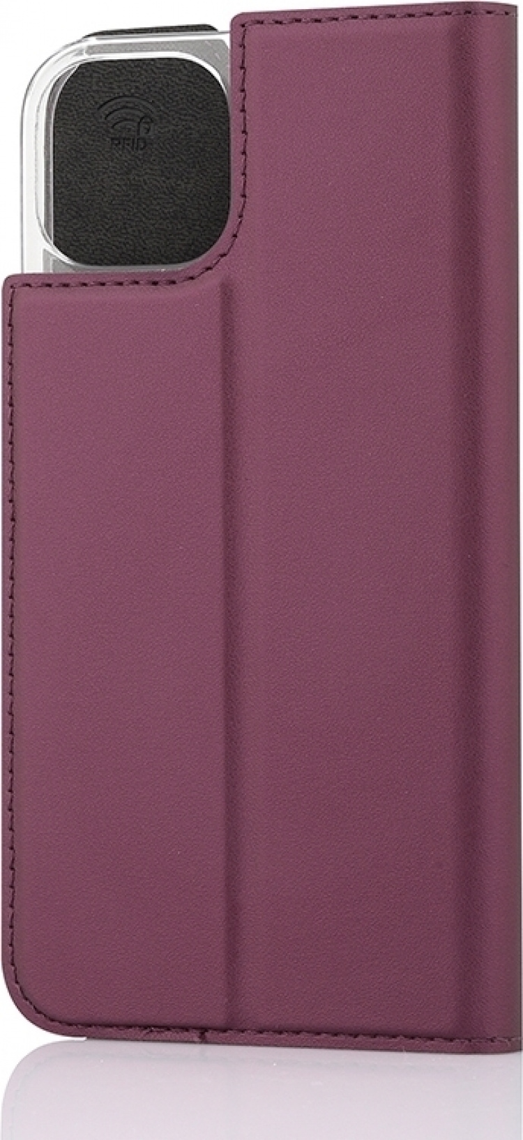 Wave BookCase protective case, iPhone 13, Smoky Sangria