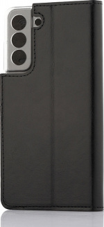 Wave BookCase protective case, Samsung Galaxy S21 FE 5G, black