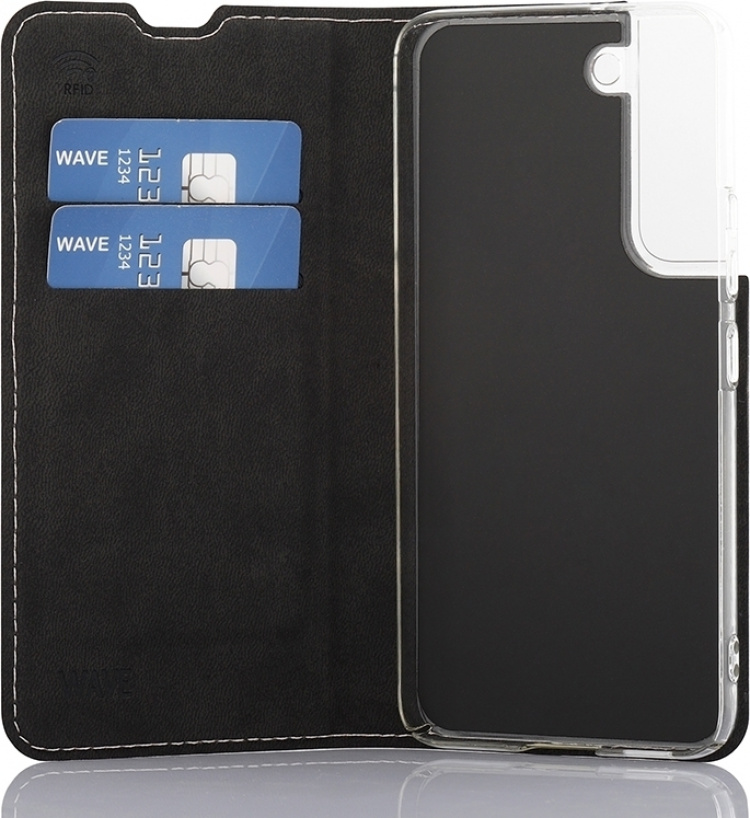 Wave BookCase protective case, Samsung Galaxy S22 5G, rose gold