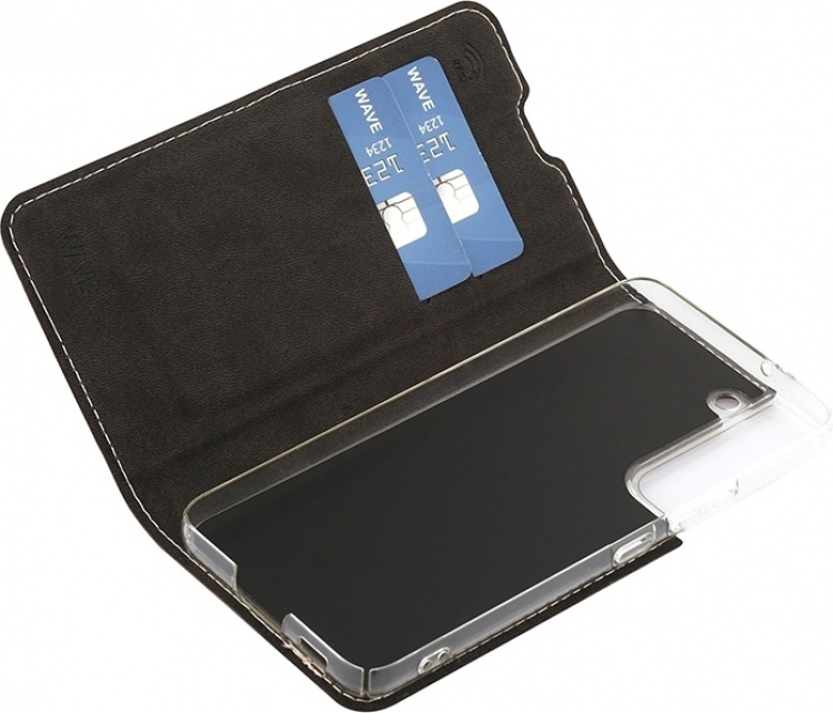 Wave BookCase protective case, Samsung Galaxy S22 5G, rose gold