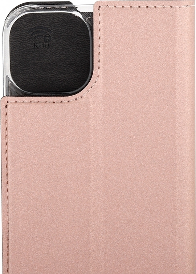 Wave BookCase protective case, iPhone 14, rose gold