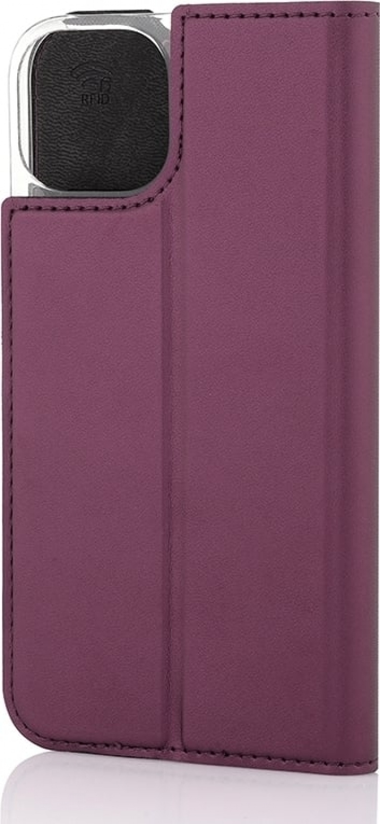 Wave BookCase protective case, iPhone 14, Smoky Sangria Wave BookCase protective case, iPhone 14, Smoky Sangria