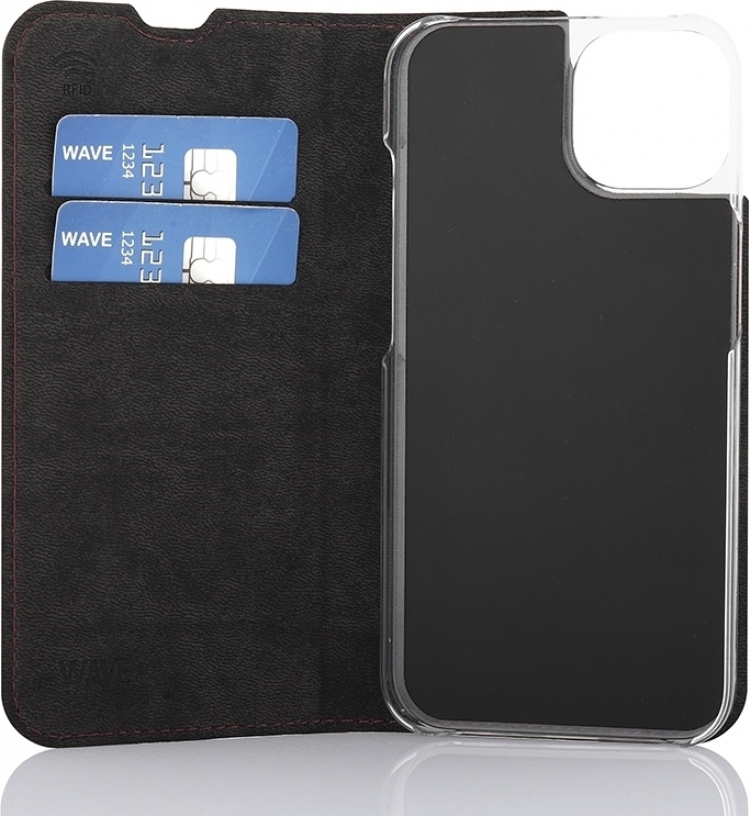 Wave BookCase protective case, iPhone 14, Smoky Sangria Wave BookCase protective case, iPhone 14, Smoky Sangria