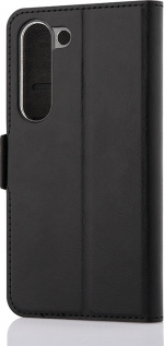 Wave BookCase protective case, Samsung Galaxy S23, black