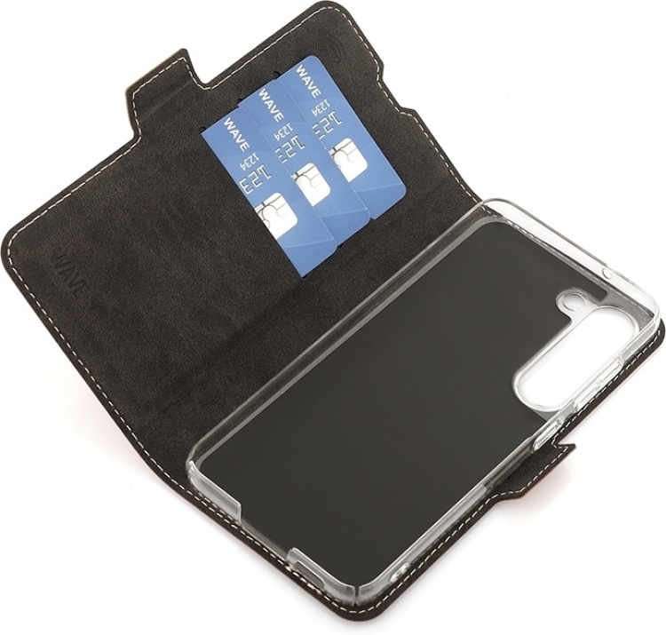 Wave BookCase protective case, Samsung Galaxy S23, rose gold Wave BookCase protective case, Samsung Galaxy S23, rose gold