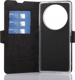 Wave BookCase protective case, Honor Magic5 Lite, Smoky Sangria Wave BookCase protective case, Honor Magic5 Lite, Smoky Sangria