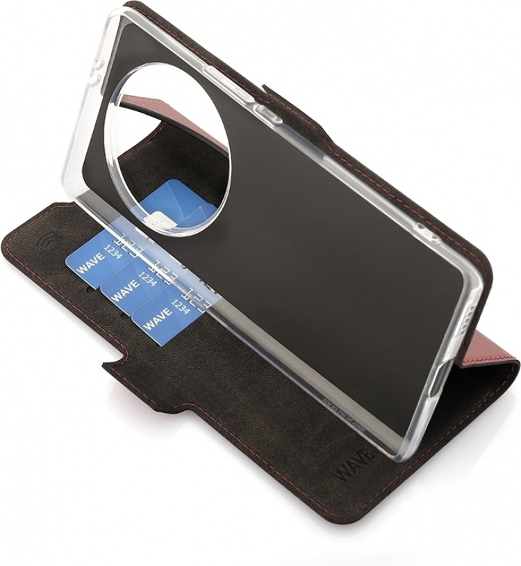 Wave BookCase protective case, Honor Magic5 Lite, Smoky Sangria Wave BookCase protective case, Honor Magic5 Lite, Smoky Sangria