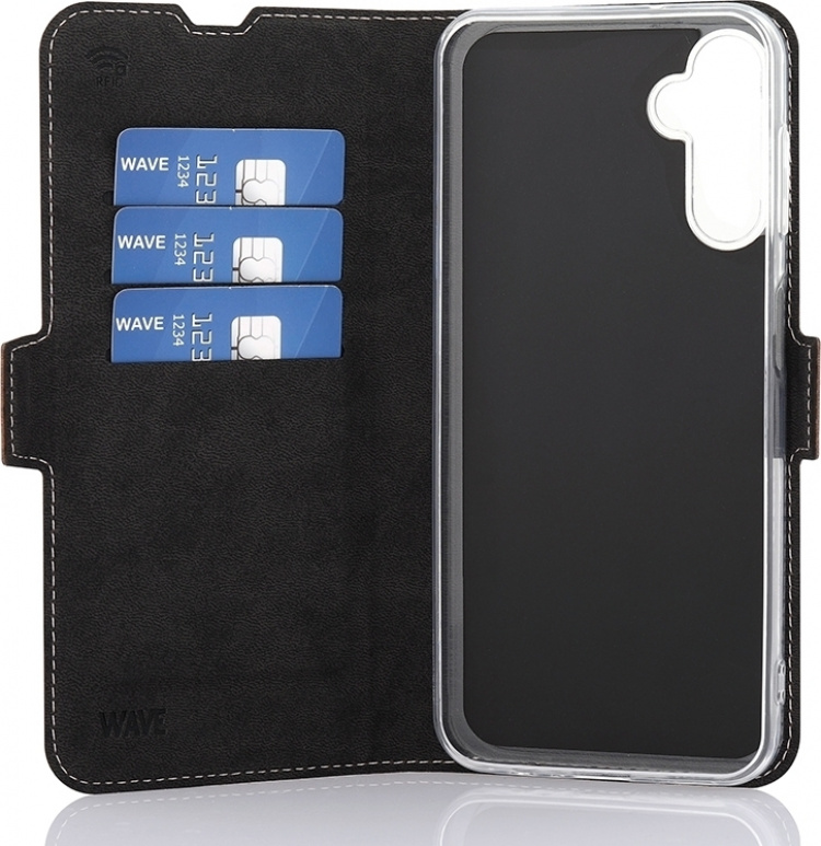 Wave BookCase protective case, Samsung Galaxy A14 4G, rose gold