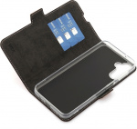 Wave BookCase protective case, Samsung Galaxy A14 4G, rose gold