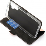 Wave BookCase protective case, Samsung Galaxy A14 4G, rose gold