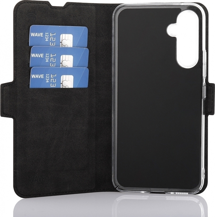 Wave BookCase protective case, Samsung Galaxy A54 5G, black