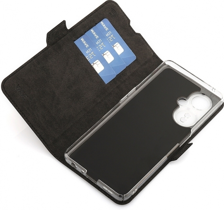 Wave BookCase protective case, OnePlus Nord CE 3 Lite 5G, black