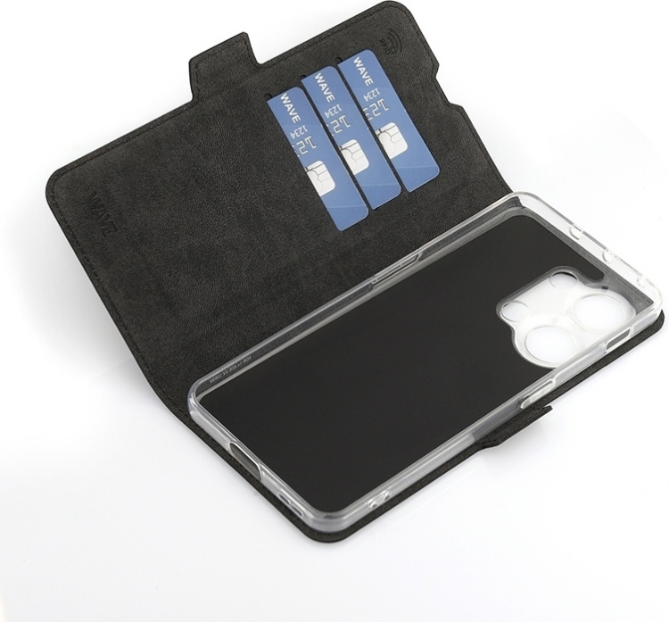 Wave BookCase protective case, OnePlus Nord 3 5G, black