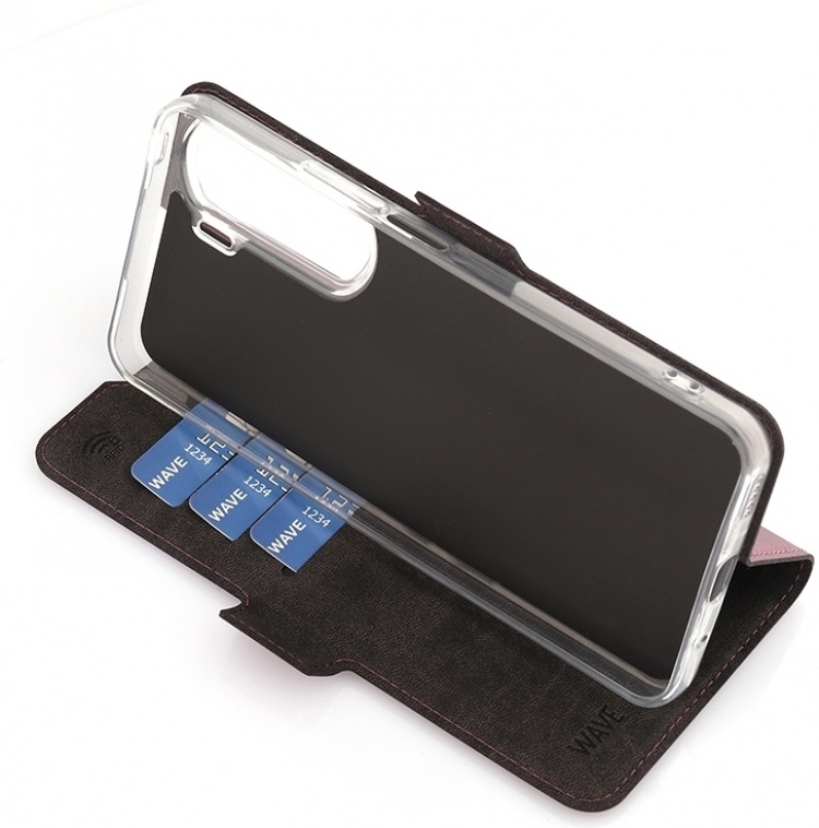 Wave BookCase protective case, Honor 90 Lite, Smoky Sangria Wave BookCase protective case, Honor 90 Lite, Smoky Sangria