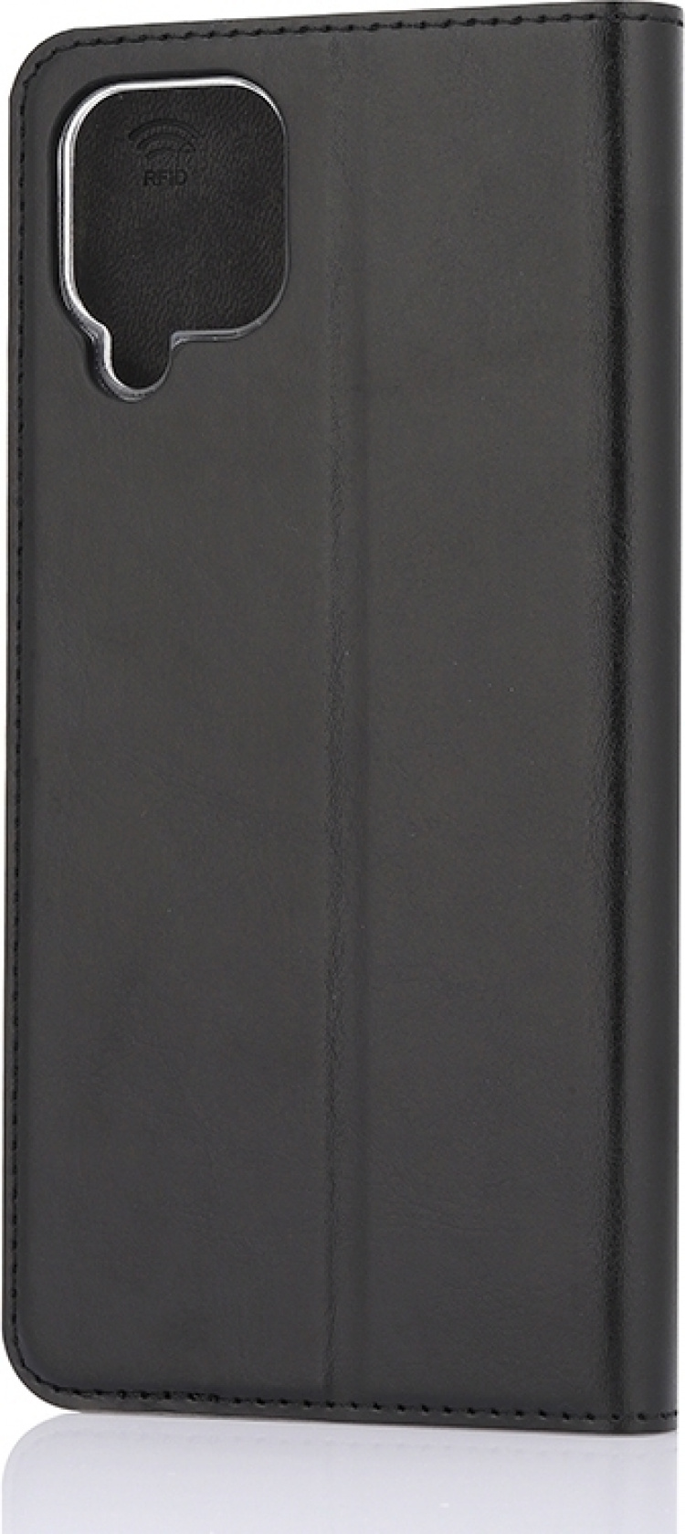 Wave BookCase protective case, Samsung Galaxy A12, black Wave BookCase protective case, Samsung Galaxy A12, black