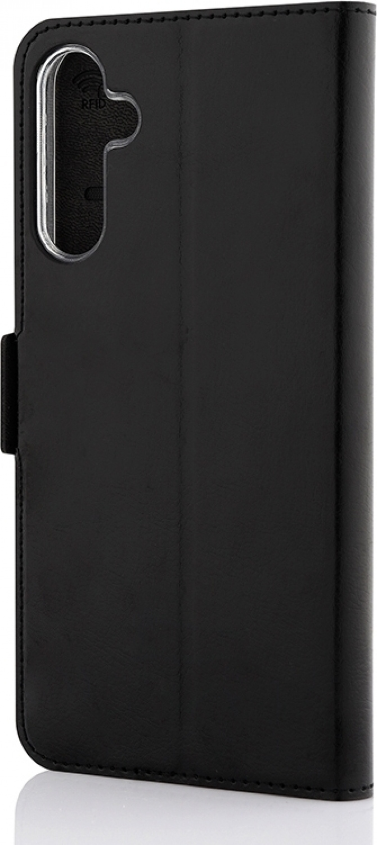 Wave BookCase protective case, Samsung Galaxy A15, black Wave BookCase protective case, Samsung Galaxy A15, black