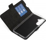 Wave BookCase protective case, Samsung Galaxy A35 5G, black Wave BookCase protective case, Samsung Galaxy A35 5G, black