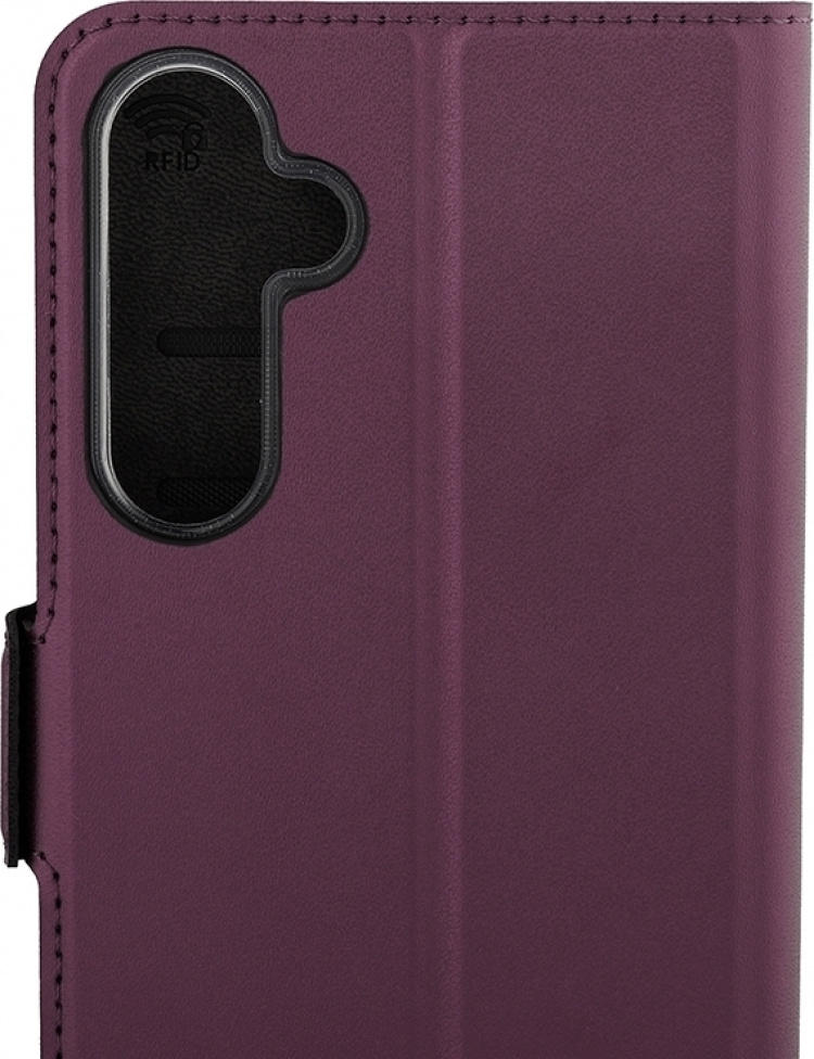 Wave BookCase Case, Samsung Galaxy A35 5G, Smoky Sangria