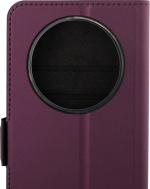 Wave BookCase protective case, Honor Magic6 Lite, Smoky Sangria